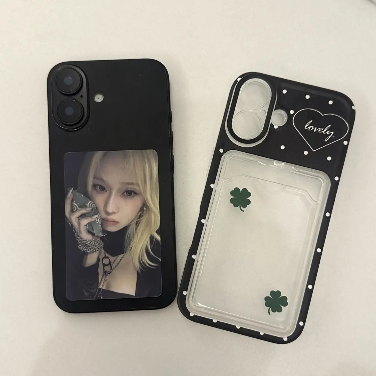 Phone Cases Korea - Корейский комплект с милым мультяшным клевером