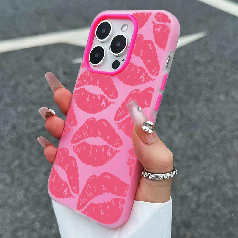 Phone Cases For Girls - Сексуальная девушка с розовым рисунком губ