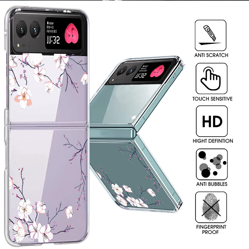 Phone Cases For Motorola - Чехол для телефона с белым цветочным