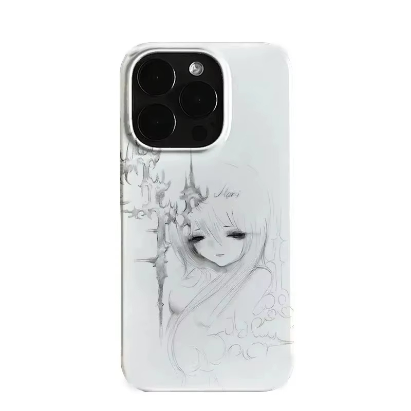 Phone Cases For Girls - Роскошный милый чехол-желе с ангелом для