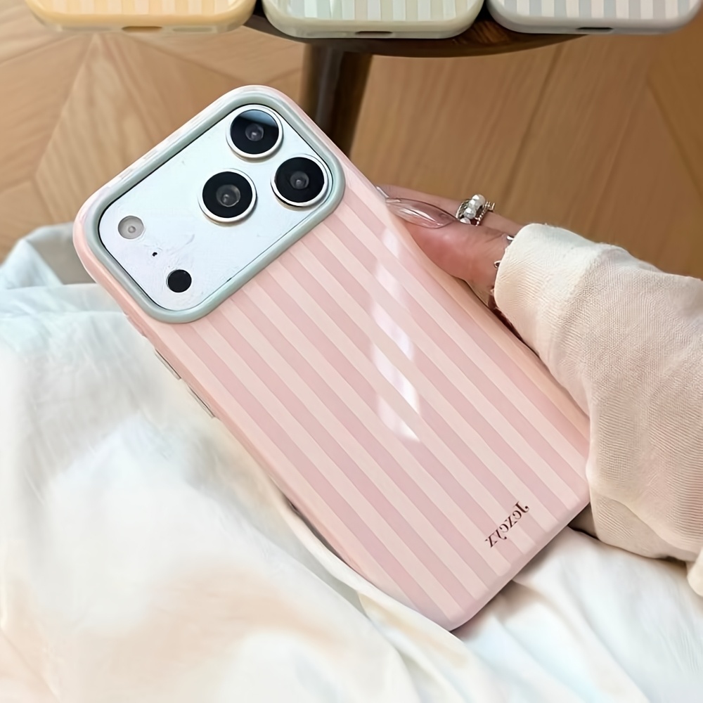 Phone Cases Korea - Роскошный корейский модный чехол с полосками