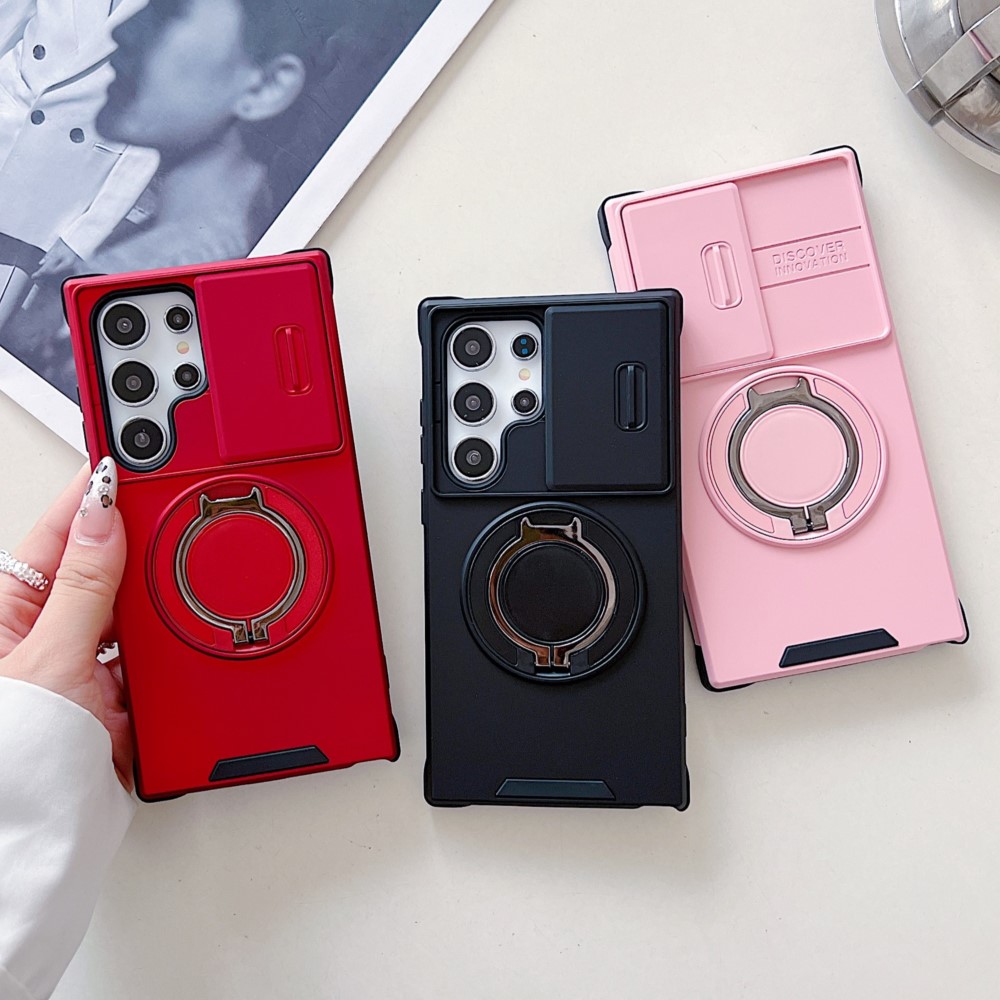 Phone Cases Quality - Чехол с магнитным кольцом-держателем для Samsung