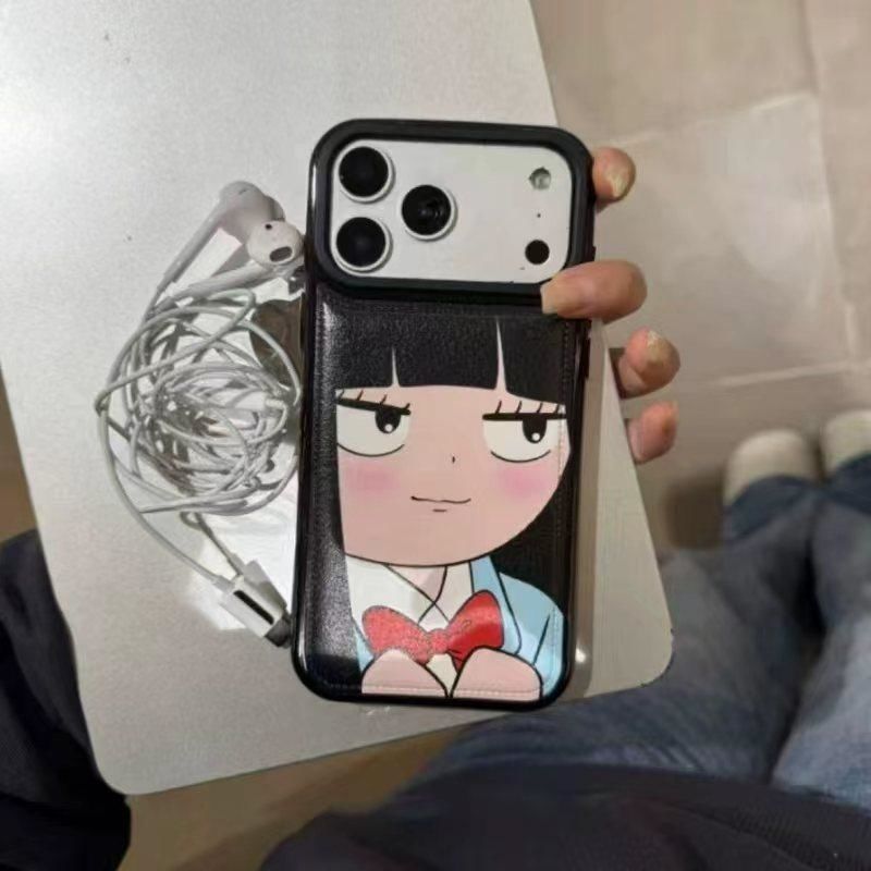 Phone Cases For Girls - Новый модный японский кожаный чехол INS