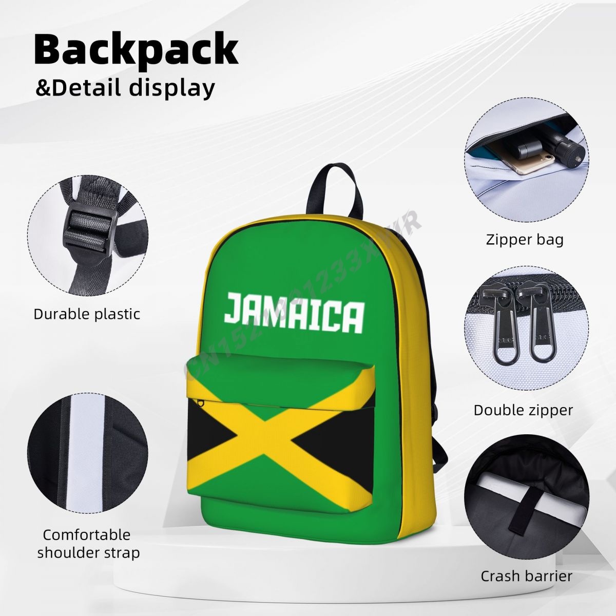 Рюкзак унисекс с флагом Ямайки – обзор и цена Phone Cases Jamaica