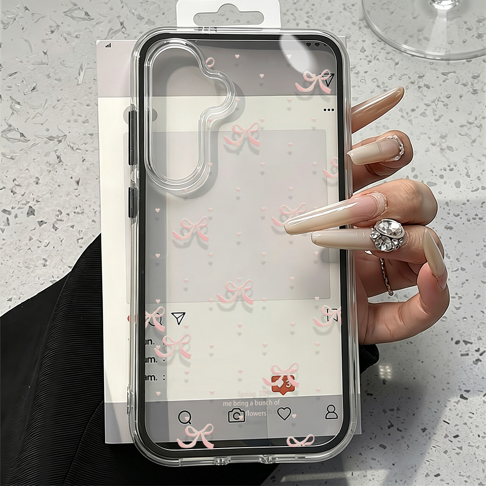 Милый розовый чехол с бантом д – обзор и цена Phone Cases Quality