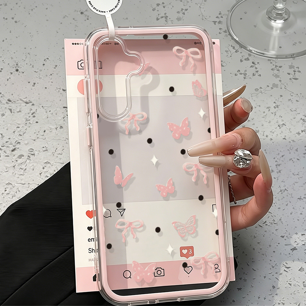 Милый розовый чехол с бантом д – обзор и цена Phone Cases Quality